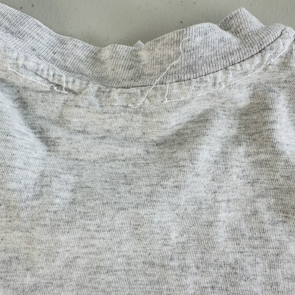 Vintage Oregonian Shirt Mens Large Gray Single Stitch Graphic Anvil USA 90s Tee - Picture 9 of 12